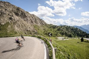 Dolomites guided road cycling tour