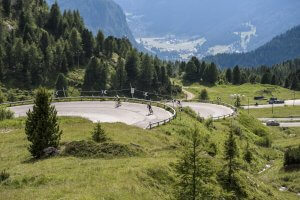 Dolomites guided road cycling tour