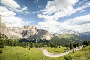 Dolomites guided road cycling tour