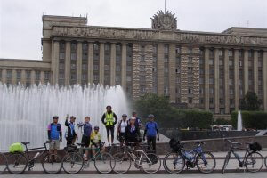 Cycling from Moscow to Sint Petersburg