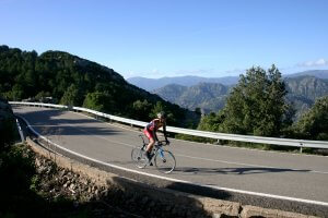 Sardinia on road bike