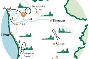 Tuscany Coast Cycling Tour